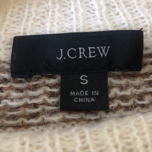 JCrew Fair Isle Yoke Puff Sleeve Sweater - Picture 4 of 5